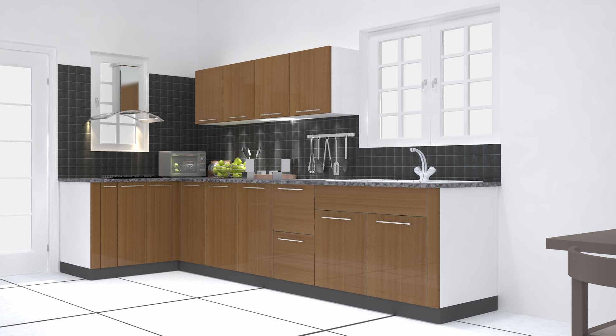 L-Shaped Kitchen